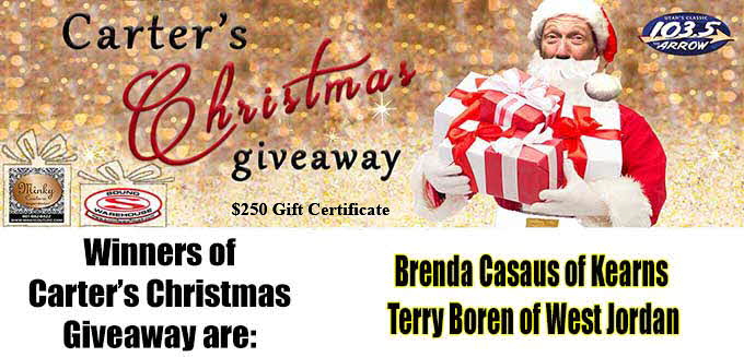 2015 Carter giveaway $250 Gift Certificate WInners List