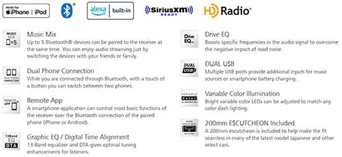 Kenwood Excelon Features