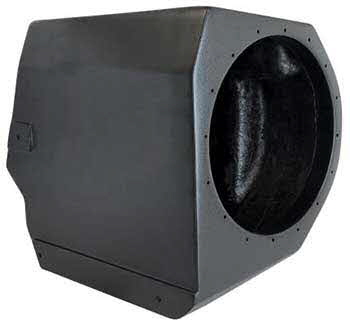 SSV Works Polaris General Under Dash 10� Subwoofer Enclosure - Unloaded