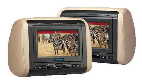 VOXX 7" Headrest System with DVD/HDMI/MHL Input