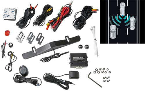 PIONEER Add-On Blind Spot Detection System License Plate Bar-Type for Universal Application