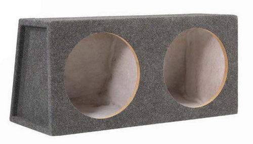 SCOSCHE 10� SEALED DUAL SUBWOOFER ENCLOSURE
